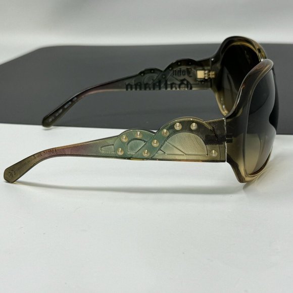 John Galliano Sunglasses JG12 98P Brown Green Italy 62 [] 15 Scratched Lenses main image 9